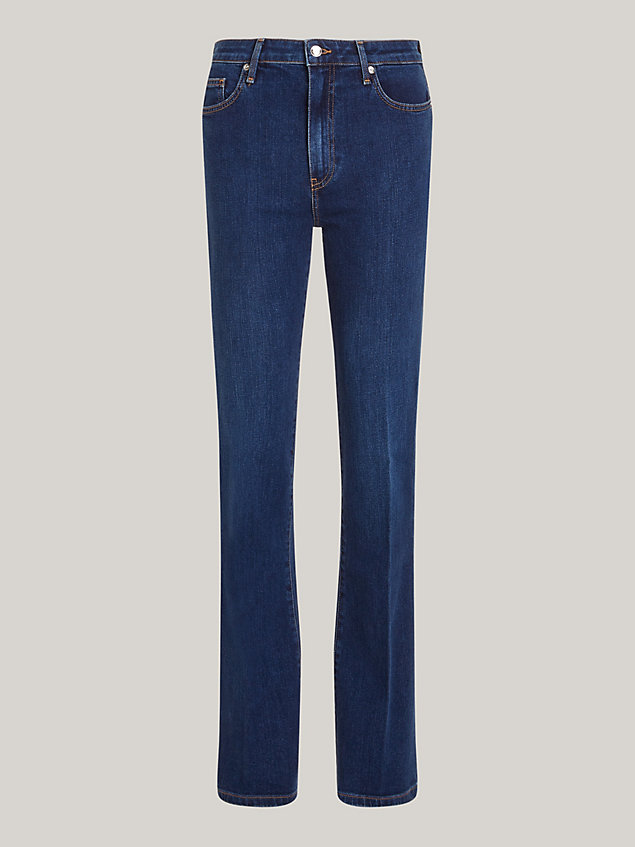 denim bootcut jeans mit hohem bund für damen - tommy hilfiger