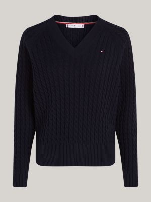 Tommy hilfiger best sale pullover v neck