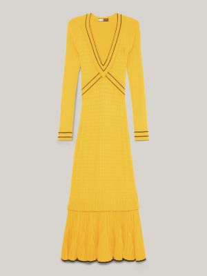 Tommy hilfiger dress sales yellow