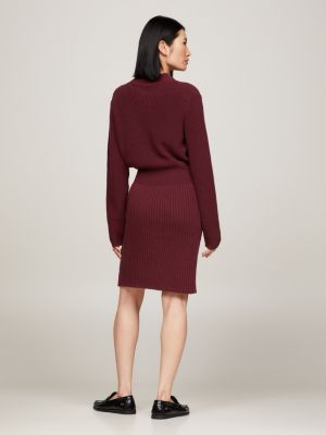 Mock turtleneck sale sweater dress