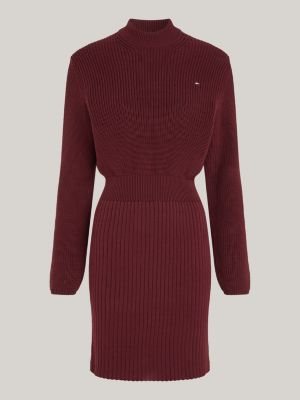 High neck dress with hot sale cardigan