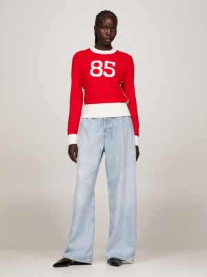 Tommy hilfiger best sale jumper red