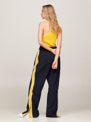 Yellow stripe hot sale joggers