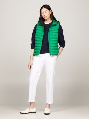 green curve leichtgewichtige steppweste für damen - tommy hilfiger
