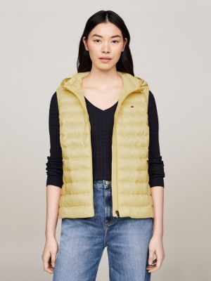 Down hooded vest sale