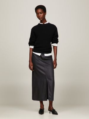 Tommy hilfiger outlet denim midi skirt