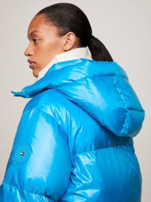 Relaxed Recycled Down New York Puffer Jacket, WHITE