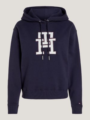 Buy Tommy Hilfiger women plus size hooded drawstring brand logo