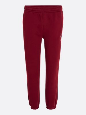 Tommy Hilfiger - TH Monogram Modern Joggers - Women - Red - XS