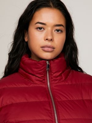 Womens red tommy hilfiger on sale coat