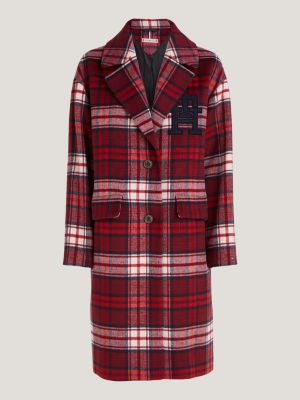 Manteau rouge best sale tommy hilfiger