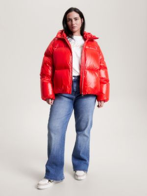 York Puffer | Relaxed New Curve | Hilfiger Jacket Tommy Orange Down