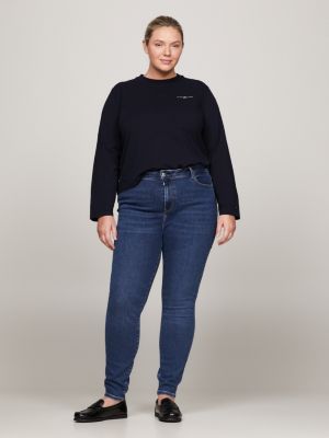 Harlem High Rise Super Skinny TH Flex Jeans, Denim