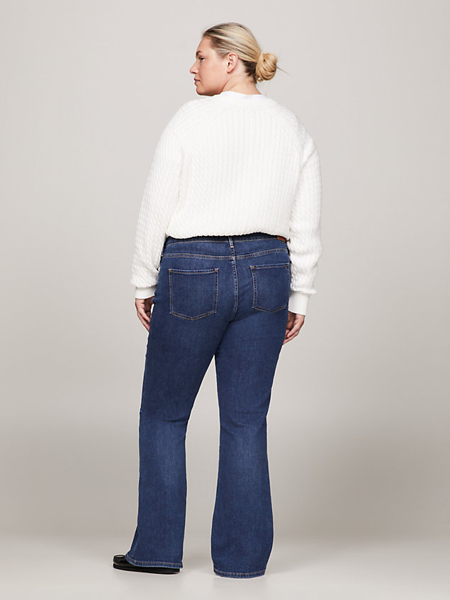 denim curve mid rise bootcut jeans for women tommy hilfiger