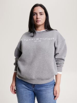 SUDADERA CURVE REGULAR HOODIE LS TOMMY HILFIGER MUJER