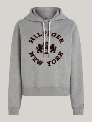 SUDADERA TOMMY HILFIGER ESSENTIAL CON GORRA Y CORDÓN DE MUJER