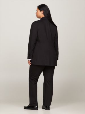 Curve Slim Fit Blazer Black Tommy Hilfiger