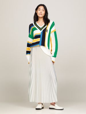 Tommy hilfiger 2025 white pleated skirt