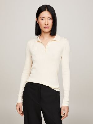 Womens white tommy hilfiger hot sale jumper