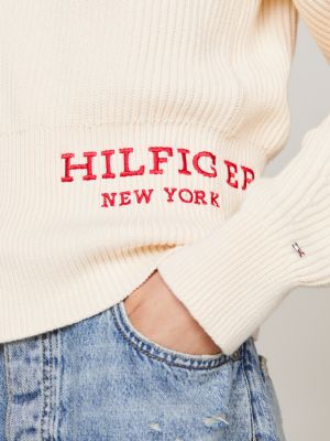 Tommy Hilfiger Monogram Embroidery Organic Cotton Womens