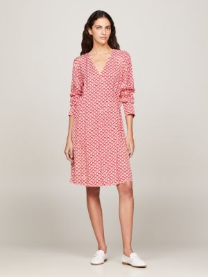 Tommy hilfiger wrap sales dress