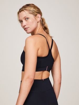 TOMMY HILFIGER SPORT Intimates Blue Sports Bra L 