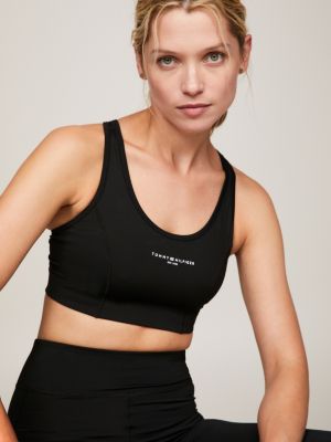 Women's Tommy Hilfiger Sport Medium Support Tape Sports Bra in