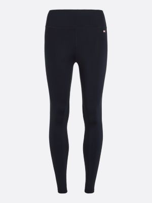 leggings 7/8 sport essential skinny fit blu da donne tommy hilfiger