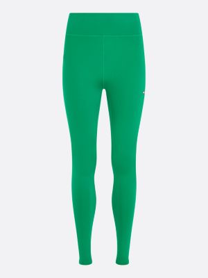 green sport essential mid rise full length leggings for women tommy hilfiger