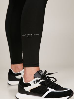 Sport Essential Signature 7/8 Length Leggings | Black | Tommy Hilfiger