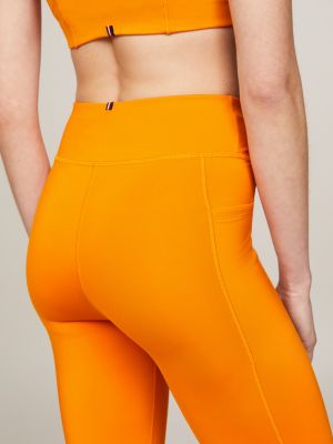 Sport Essential Full Length Mid Rise Leggings, Orange