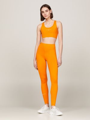 Sport Essential Full Length Mid Rise Leggings, Orange