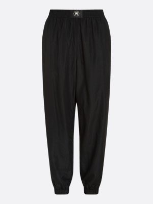 Tommy Hilfiger Women's Sport Logo Jogger Pants (XS, Black)