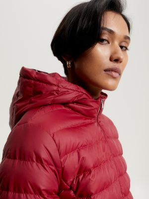 Tommy hilfiger lathan on sale hooded down jacket