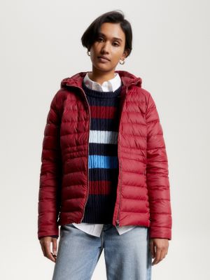 Essential Hooded Down-Filled Coat | Black | Tommy Hilfiger