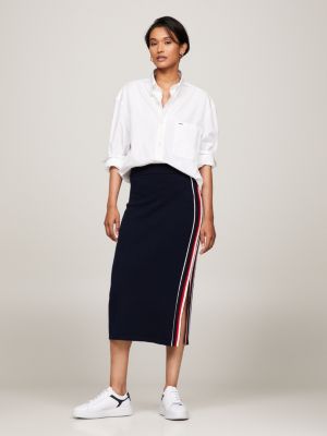 Global Stripe Jumper Skirt | BLUE | Tommy Hilfiger