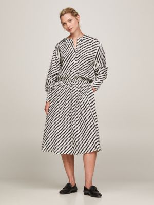 Black and white outlet tommy hilfiger dress