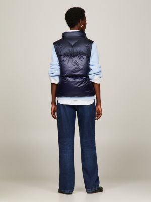 Navy blue store puffer vest