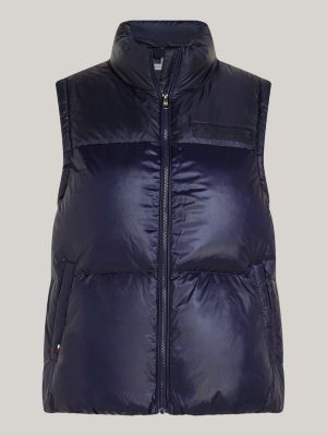 Navy blue store puffer vest