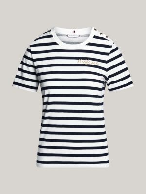 Dames shirt streep sale