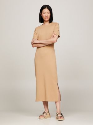 Long sleeve t shirt hotsell maxi dress