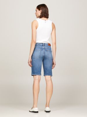 Tommy hilfiger high on sale waisted denim shorts