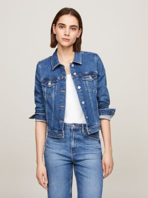 Veste jean rembourré femme hot sale