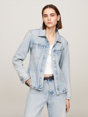 Tommy hilfiger best sale denim jacket ladies