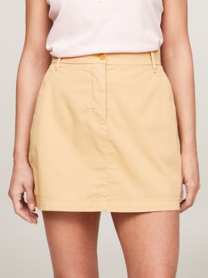 Khaki skirt womens outlet yellow