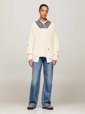 Oversized sweater hot sale tommy hilfiger