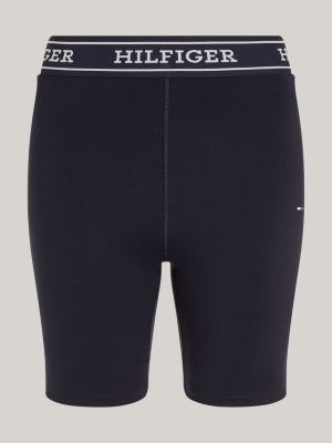 shorts sport hilfiger monotype th cool blu da donne tommy hilfiger