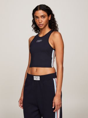 Tommy Hilfiger Built-In Bra Halter Tops & Blouses