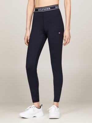 Tommy Hilfiger Women's High Rise Performance Legging, Storm