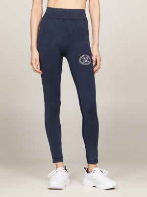 TOMMY HILFIGER Leggings mit Label-Details (hellgrau melange) online kaufen